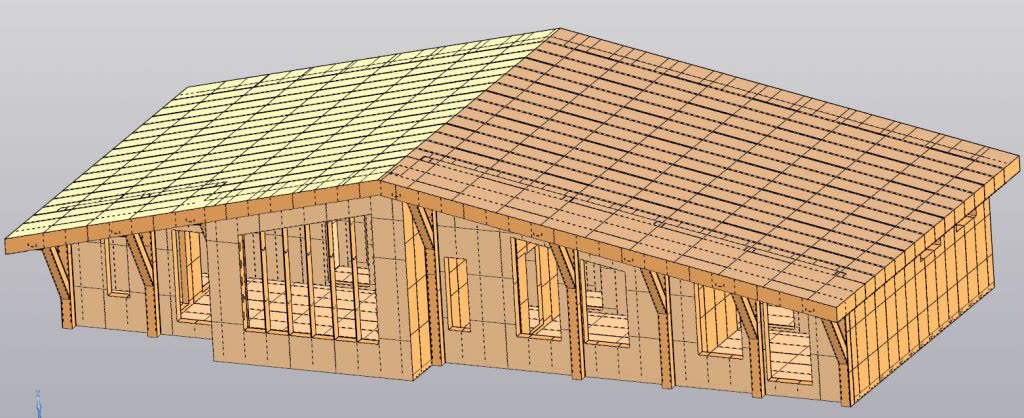CAD-модель: Домики для турбаз